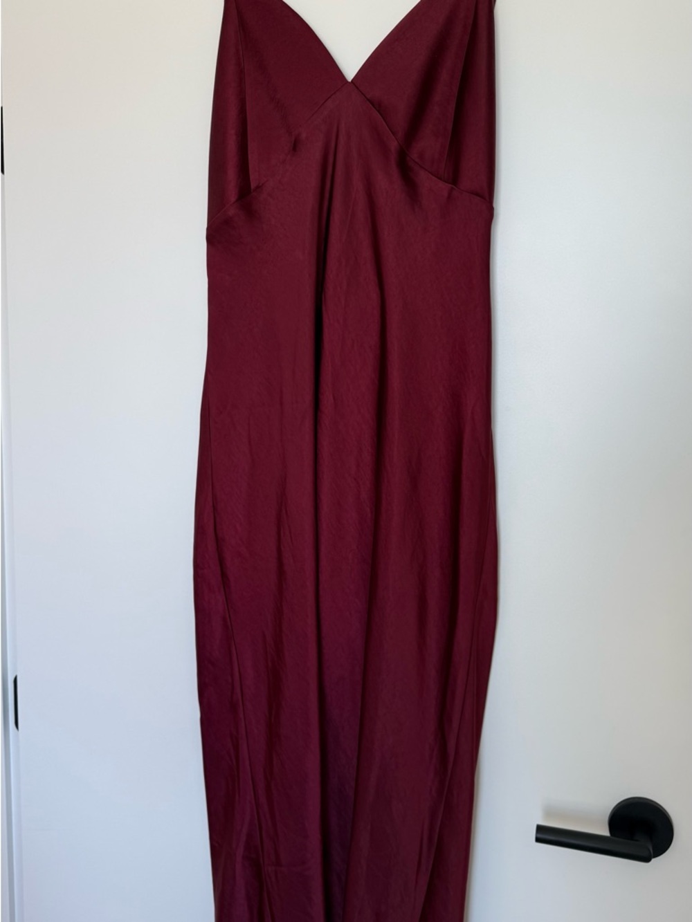 Park & Fifth Burgundy Slip Maxi Dress - Picture 2 of 13